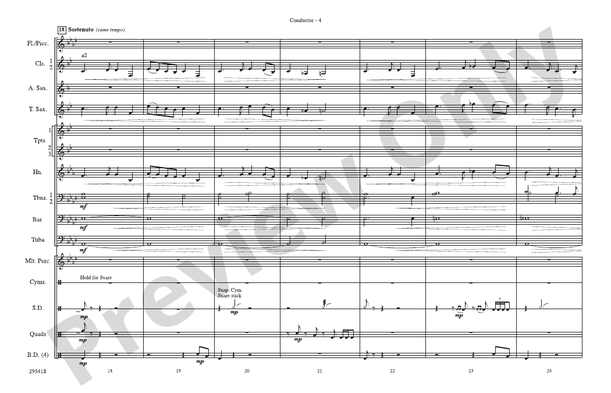 Rocket's Red Glare – Marching Band Conductor Score & Parts (Digital Download)