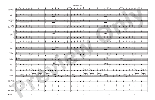 Prologue / Little Shop of Horrors – Marching Band Conductor Score & Parts (Digital Download)