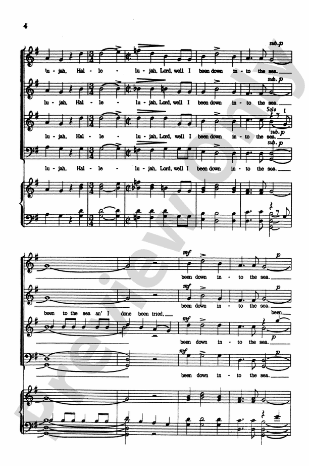 Hallelujah – SATB Choral Octavo (Digital Download)