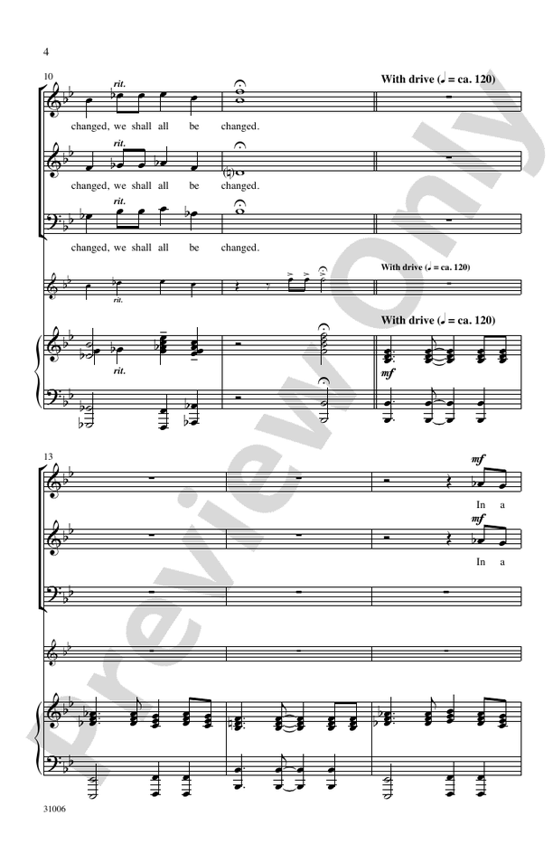 For the Trumpet Shall Sound – 3-Part Mixed Choral Octavo (Digital Download)