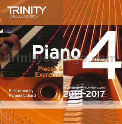 Piano Pieces & Exercises - Grade 4 CD - 2015-2017 - Trinity College London TCL12920