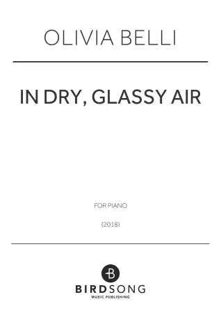 Belli - In Dry, Glassy Air - Piano Solo (Digital Download)