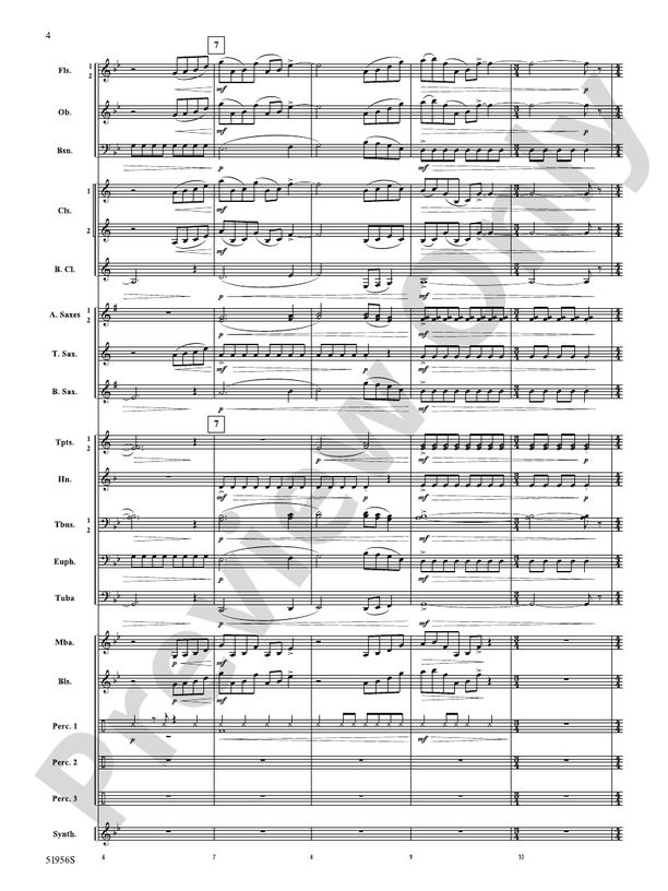 Biofeedback - Concert Band Conductor Score & Parts(Digital Download)