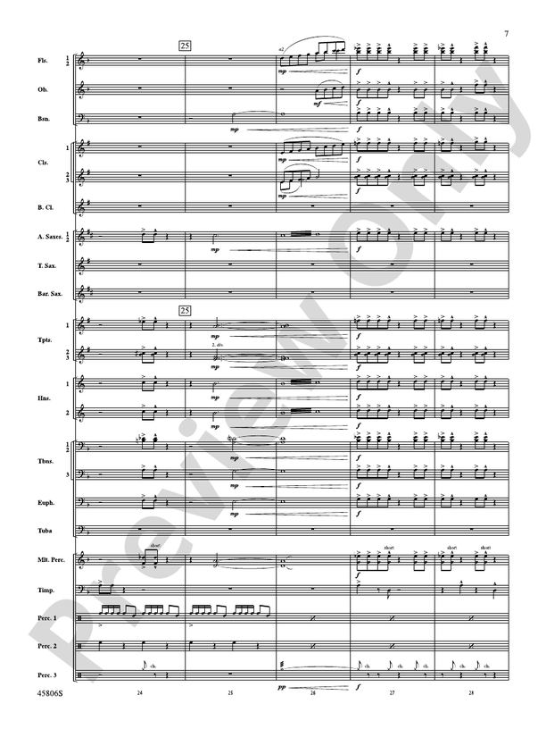 Children of a Different Sun - Concert Band Conductor Score & Parts (Digital Download)