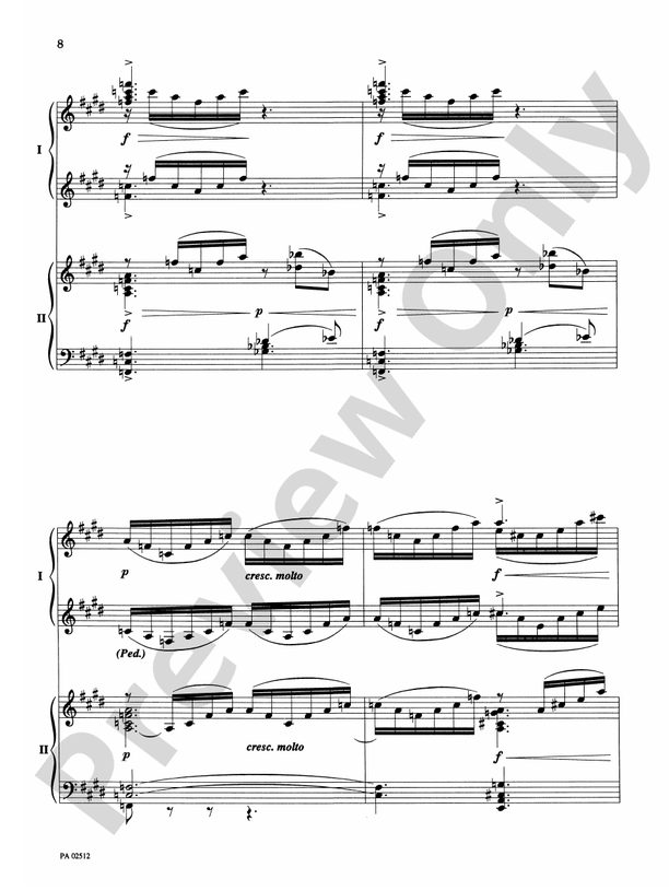 Liszt - Totentanz (Danse Macabre) - 2 Piano, 4 Hands - TWO Copies required - (Digital Download)