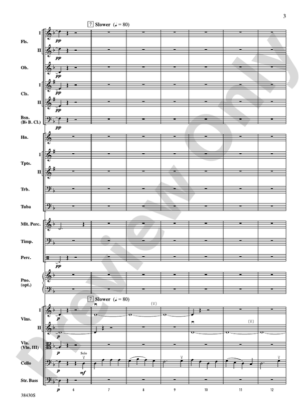 O Come, O Come Emmanuel – Ful Orchestra Conductor Score & Parts (Digital Download)