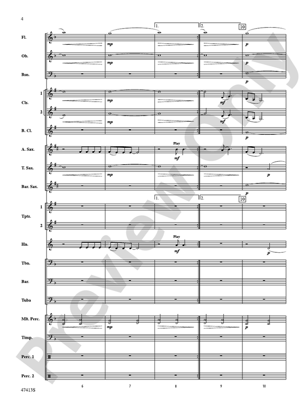 I'm an Old Cowhand (from the Rio Grande) - Concert Band Conductor Score & Parts (Digital Download)