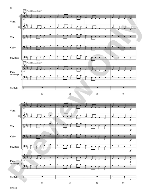 Pizzicato Holidays - String Orchestra Conductor Score & Parts (Digital Download)