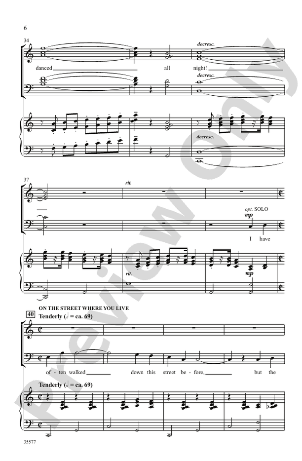 My Fair Lady – SATB Choral Octavo (Digital Download)