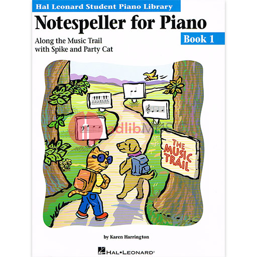 Notespeller for Piano Book 1 - Piano by Harrington Hal Leonard Student Piano Library 298036