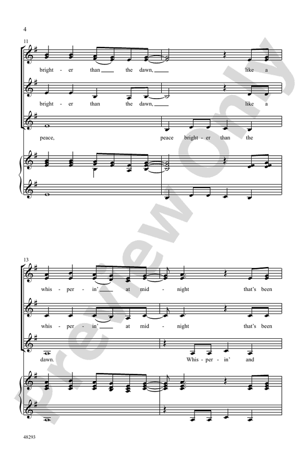 Glorious Peace – SSAA, a cappella Choral Octavo (Digital Download)