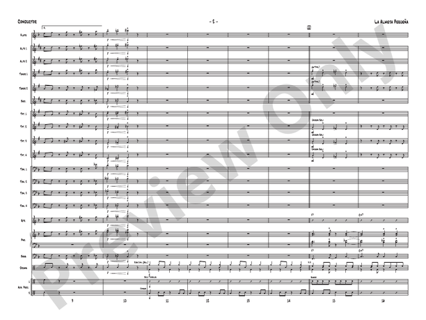 La Almeja Pequena - Jazz Ensemble Conductor Score & Parts(Digital Download)