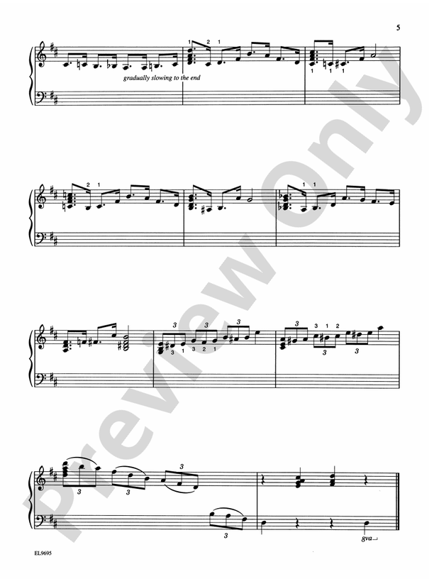 More Left Alone -- Right On!: for Left Hand Alone or Right Hand Alone - Piano Solo (Digital Download)