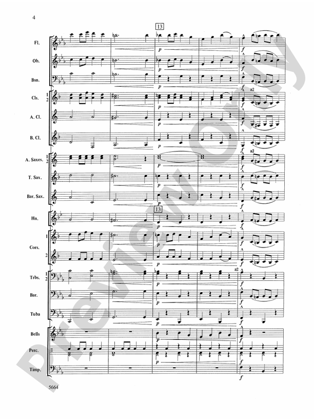 Santa Meets Sousa - Concert Band Conductor Score & Parts (Digital Download)