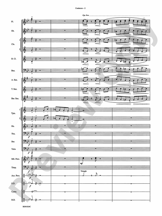 Commemoration - Concert Band Conductor Score & Parts (Digital Download)