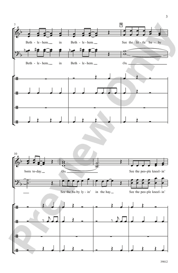 In Bethlehem – SATB, a cappella Choral Octavo (Digital Download)