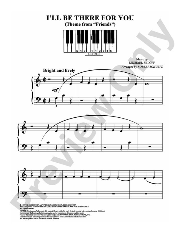 I'll Be There for You - DSM-PS-0003210 - Easy Piano (Digital Download)