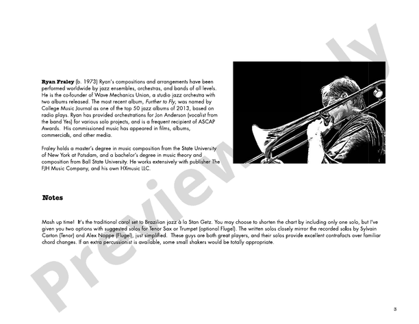Deck the Halls – Jazz Ensemble Conductor Score & Parts (Digital Download)