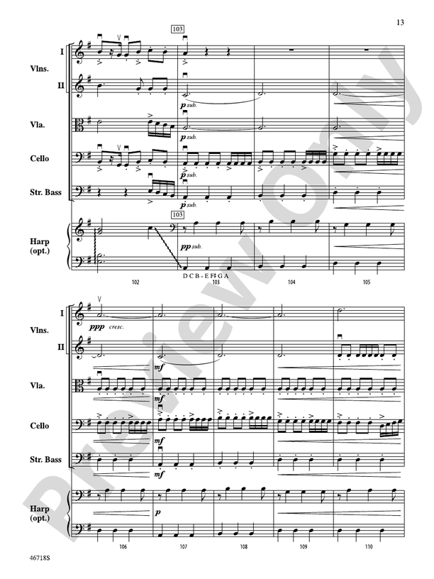 North of the Mountain - String Orchestra Conductor Score & Parts (Digital Download)