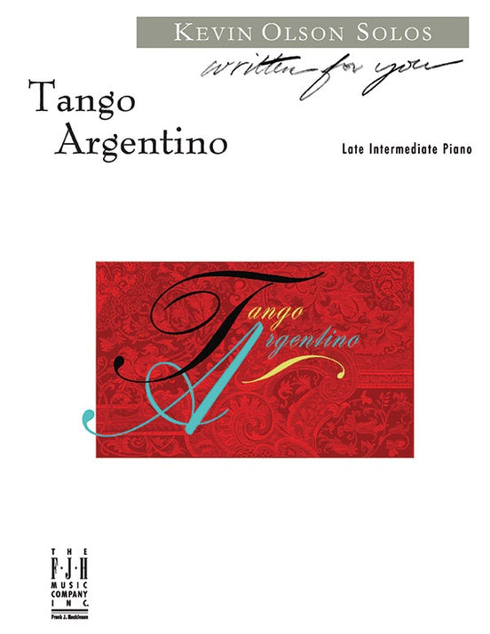 Tango Argentino - Piano (Digital Download)