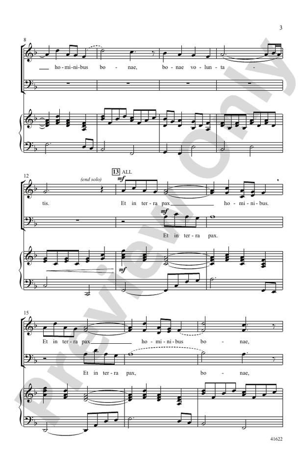 Et in Terra Pax – 3-Part Mixed Choral Octavo (Digital Download)