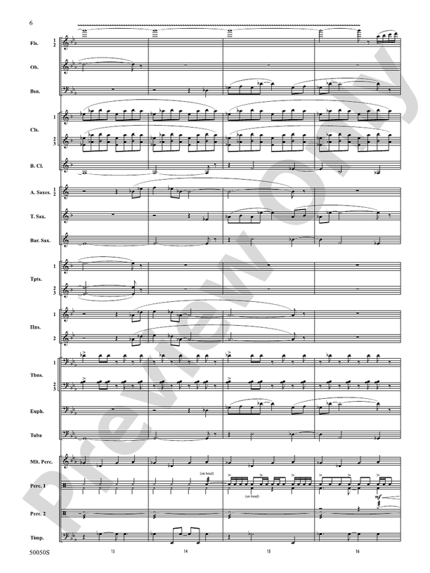 With Eyes Turned Skyward - Concert Band Conductor Score & Parts (Digital Download)