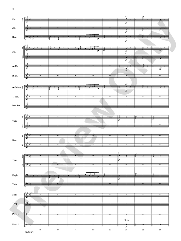 Heroic Variations - Concert Band Conductor Score & Parts (Digital Download)