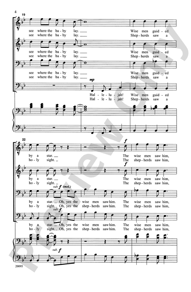 Good News! (A Christmas Spiritual) – TTBB, a cappella Choral Octavo (Digital Download)
