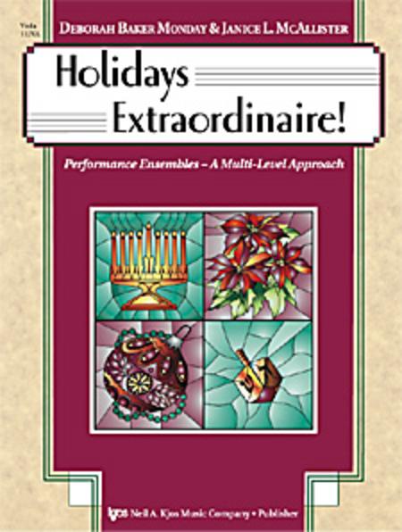 HOLIDAYS EXTRAORDINAIRE! - VIOLA - BAKER MONDAY & MCALLISTER - KJOS
