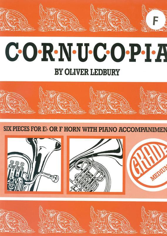 CORNUCOPIA FOR FRENCH HORN AND PIANO - LEDBURY - FRENCH HORN - BRASSWIND