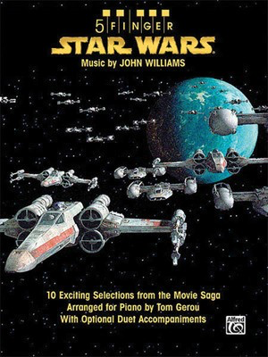 Star Wars - 10 Exciting Selections from the Movie Saga Arranged for Piano with - John Williams - Piano Tom Gerou Alfred Music 5 Finger Piano