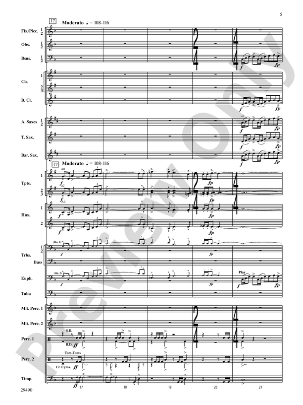 West River Jubilee - Concert Band Conductor Score & Parts (Digital Download)