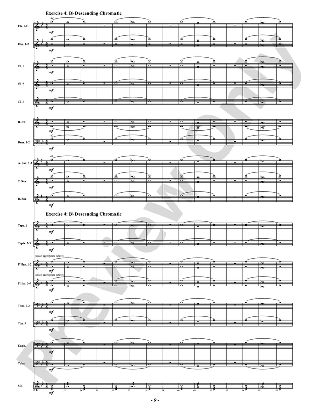 Keys to Success: Sonority and Technique - Warm-Ups for Symphonic Band - Concert Band Conductor Score & Parts (Digital Download)