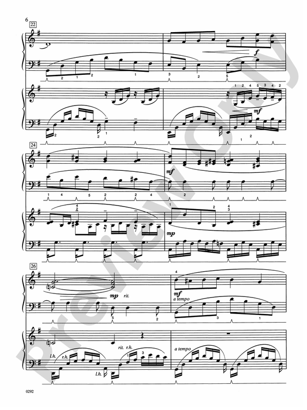 Concerto #1 in A Minor - 2 Pianos, 4 Hands (Digital Download)