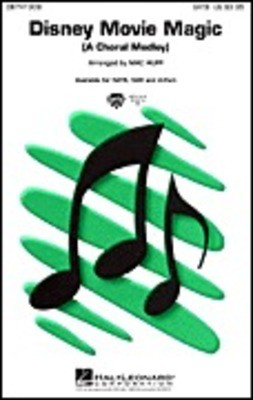 Disney Movie Magic (Medley) - SAB Mac Huff Hal Leonard Choral Score Octavo