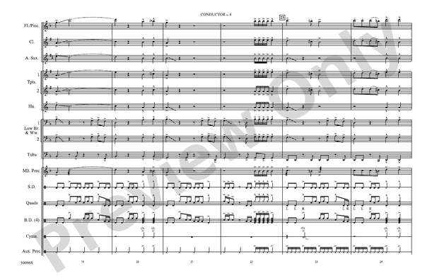 This Is Why – Marching Band Conductor Score & Parts (Digital Download)