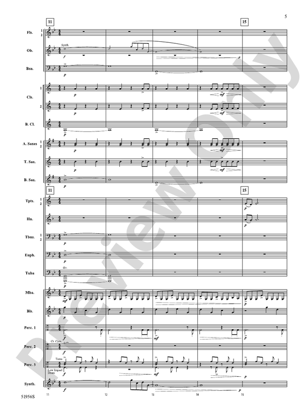 Biofeedback - Concert Band Conductor Score & Parts(Digital Download)