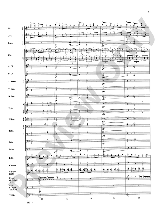 Ceremonial Fanfare - Concert Band Conductor Score & Parts (Digital Download)