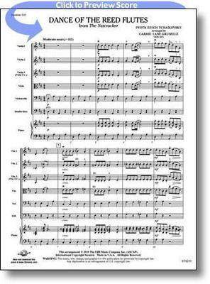 Dance of the Reed Flutes from The Nutcracker - Pyotr Illyich Tchaikovsky - Carrie Lane Gruselle FJH Music Company Score/Parts