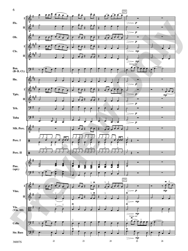 Hold My Hand - Full Orchestra Conductor Score & Parts (Digital Download)