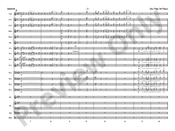 Chili Today, Hot Tamale - Jazz Ensemble Conductor Score & Parts (Digital Download)