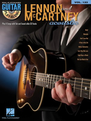Lennon & McCartney Acoustic - Guitar Play-Along Volume 123 - John Lennon|Paul McCartney - Guitar Hal Leonard Guitar TAB with Lyrics & Chords /CD