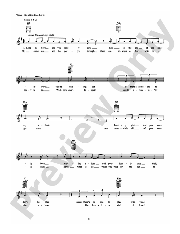 Get A Grip - Guitar TAB (Digital Download)