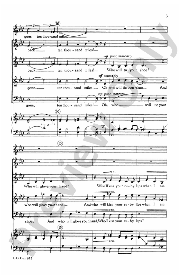 He's Gone Away – SATB Choral Octavo (Digital Download)
