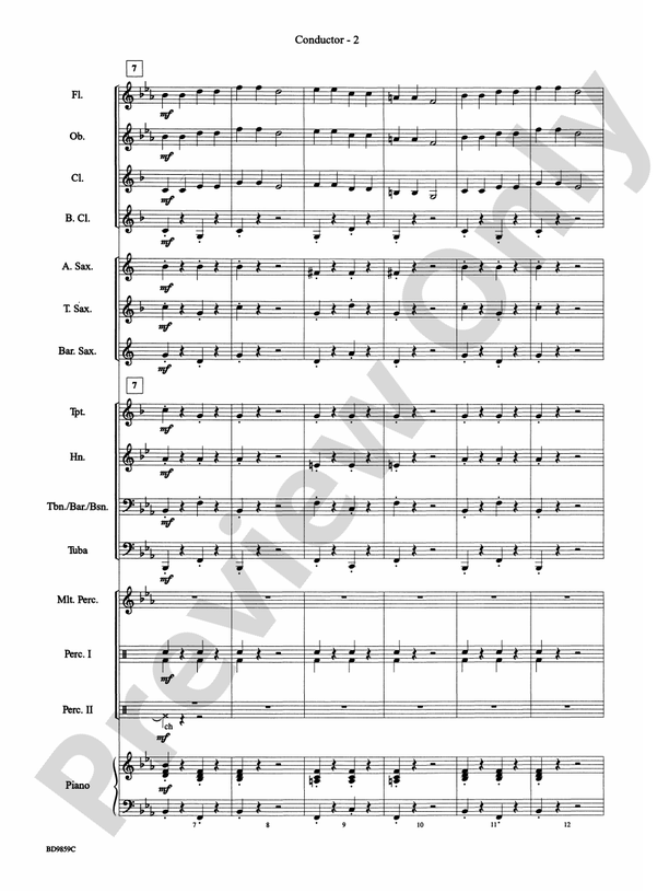 Classic Bits & Pieces (based on Favorite Classic Themes) - Concert Band Conductor Score & Parts (Digital Download)