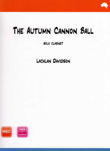Davidson - The Autumn Cannon Ball - Clarinet Solo Reed Music RM186