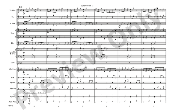 Am I Wrong – Marching Band Conductor Score & Parts (Digital Download)
