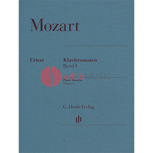 Mozart - Piano Sonatas Volume 1 - Piano Solo Henle