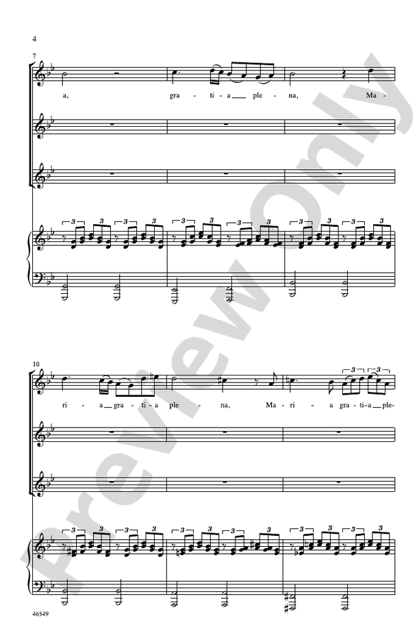 Ave Maria - Franz Schubert – SSA Choral Octavo (Digital Download)