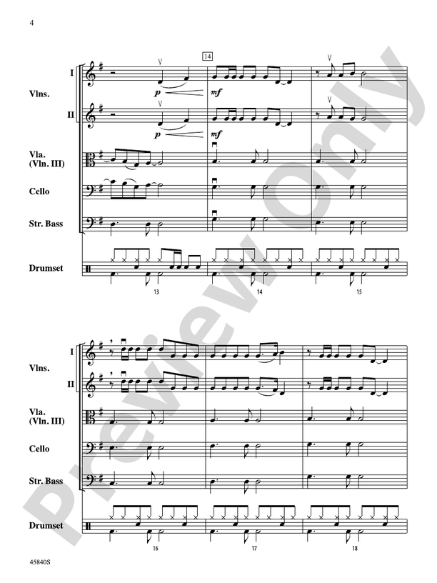 80s Soundtrax - String Orchestra Conductor Score & Parts (Digital Download)